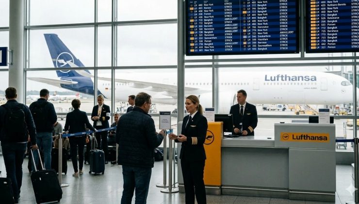 Lufthansa’da Yine Grev Var: Binlerce Uçuş İptal Olabilir!
