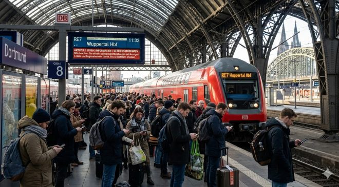 Cuma Gününe Dikkat! NRW’de Toplu Taşıma Durma Noktasına Gelecek