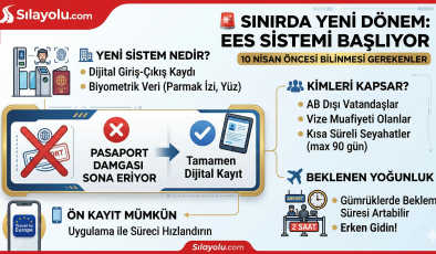 Sınırda Yeni Dönem Başlıyor: 10 Nisan’dan Sonra Pasaport Damgası Tarih Oluyor!