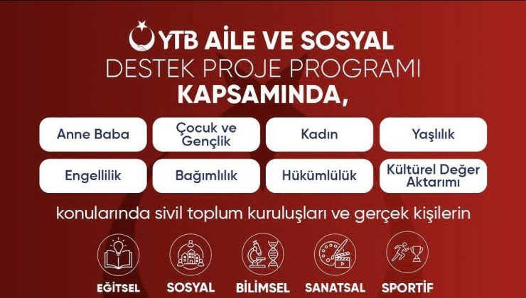 YTB, yurt dışında yaşayan gençlere yönelik destek programı için yeni dönem başvurularını başlattı.
