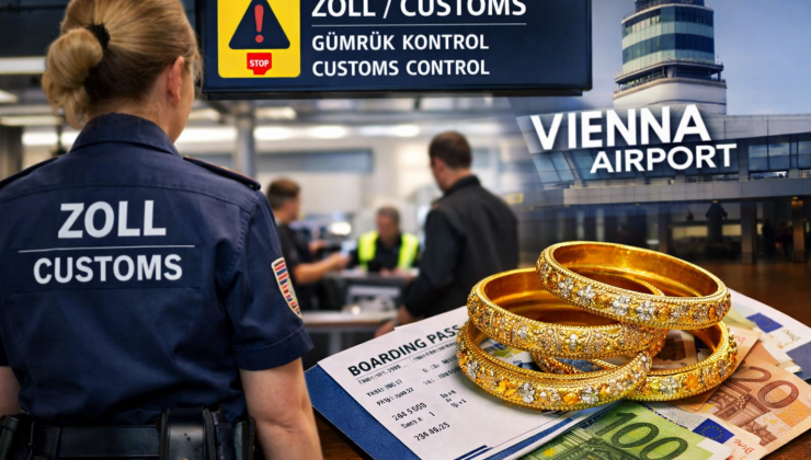 Türkiye’ye Giden Gurbetçi Kadın, Dönüşte Dört Bilezik İçin 3 Bin Avro Ceza Ödedi.