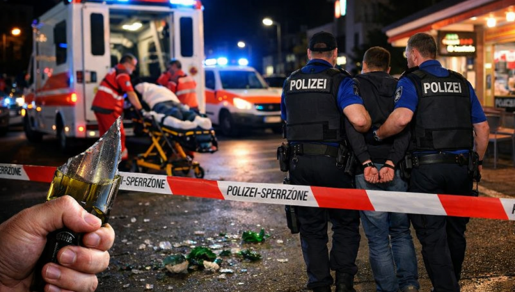 Gurbetçi Vatandaşlar Arasında Çıkan Kavga Kanlı Bitti. 3 Yaralı