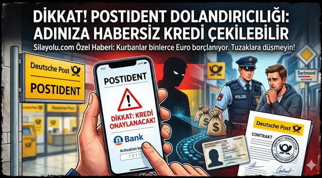Almanya’da Dolandırıcılıkta Yeni Kabus: POSTIDENT Üzerinden Adınıza Kredi Çekilebilir!
