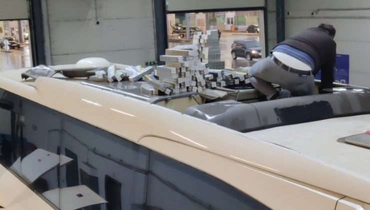 Türkiye’den Avrupa’ya Gelen Araçlarda Toplam 8,5 Milyon Adet Tütün Ürünü Ele Geçirildi.