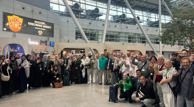 IGMG HACI ADAYLARININ AVRUPA’DAN İNTİKALLERİ SÜRÜYOR