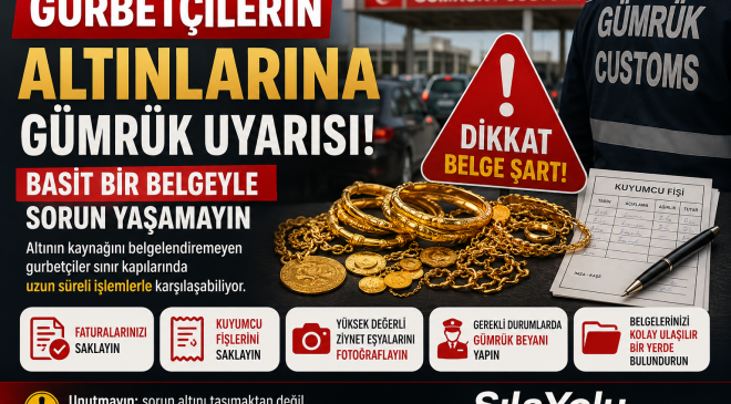 Türkiye’den Dönerken Altınlarınız Nedeniyle Ceza Almamak İçin Yeni Kurallara Dikkat Edin !