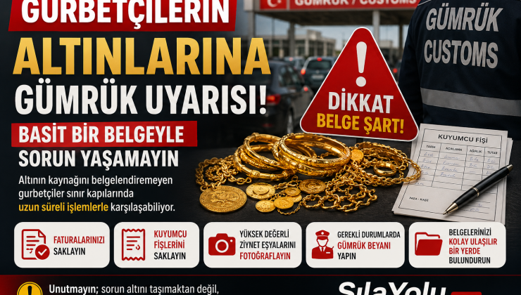 Türkiye’den Dönerken Altınlarınız Nedeniyle Ceza Almamak İçin Yeni Kurallara Dikkat Edin !