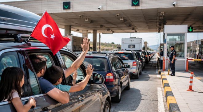 Gurbetçilere Sınır Kapılarında Büyük Kolaylık: Yapay Zekayla Birlikte Bekleme Süreleri En Aza İndirildi.