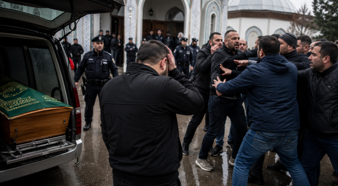 Köln’de Cenaze Görevlisine Cami Avlusunda Saldırı