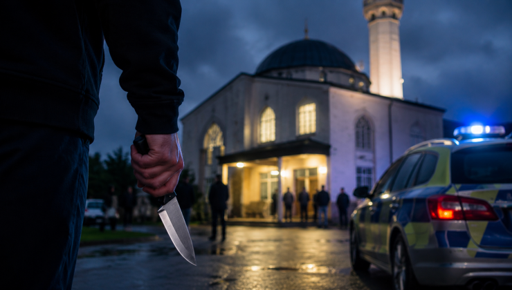 Camide Hocaya Bıçaklı Tehdit Girişimi…