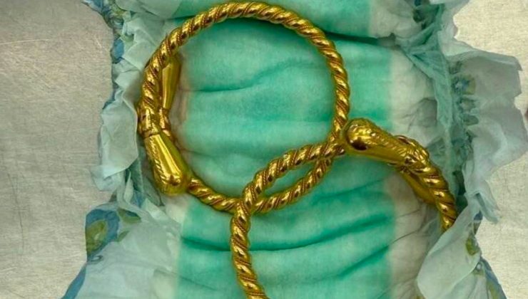 Altınları Bebek Bezine Gizleyen Yolcuya 4.300 Avro Vergi ve Ceza Uygulandı