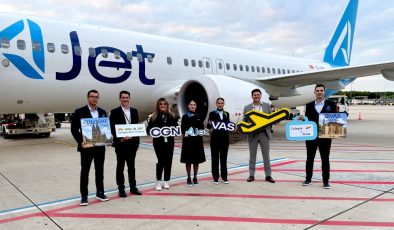 AJet, Köln/Bonn’dan Sivas’a direkt uçuşlara başladı