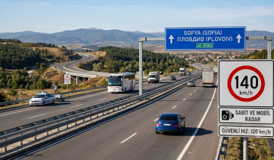 KAPIKULE – SOFYA HATTI İÇİN KRİTİK HIZ NOKTALARI: İşte Etap Etap Güvenli Hız ve Radar Noktaları!