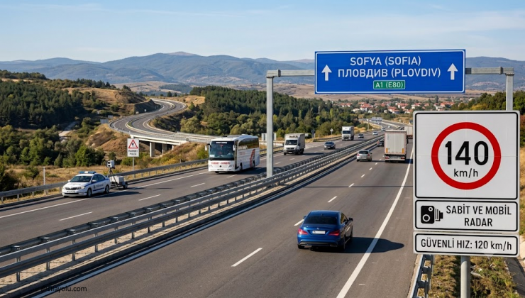 KAPIKULE – SOFYA HATTI İÇİN KRİTİK HIZ NOKTALARI: İşte Etap Etap Güvenli Hız ve Radar Noktaları!