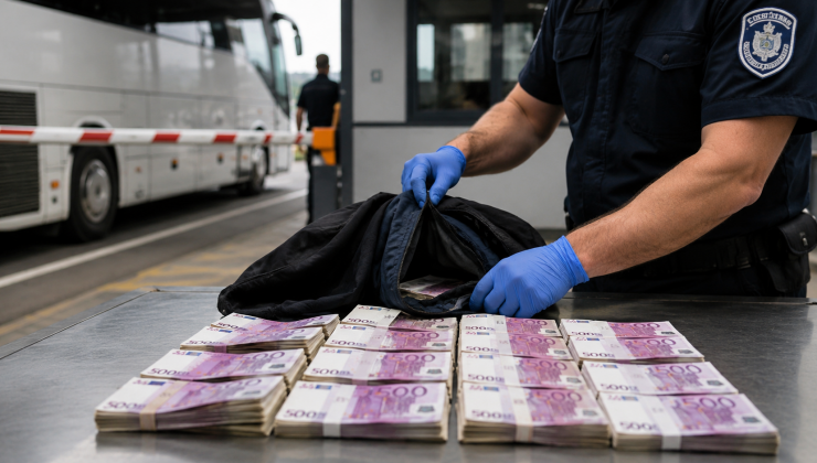 Türkiye’den Gelen Araçta 150 Bin Avro Döviz Ele Geçirildi.
