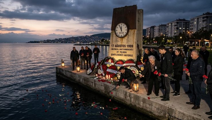 17 Ağustos Felaketinin 27. Yıldönümünde Duygu Dolu Anlar Yaşandı: Unutmadık, Unutturmayacağız !