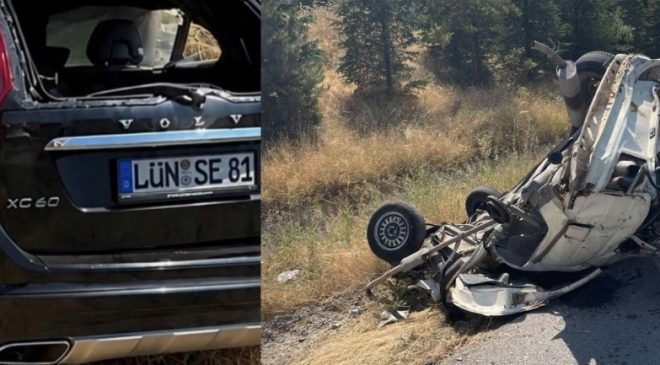 Konya’da Trafik Kazası: 4 aracın karıştığı zincirleme trafik kazasında biri gurbetçi olmak üzere 7 kişi yaralandı.