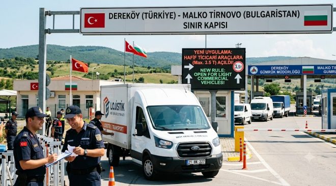TRAKYA GÜMRÜKLERİNDE BÜYÜK RAHATLAMA: DEREKÖY HAFİF TİCARİ ARAÇLARA AÇILIYOR!
