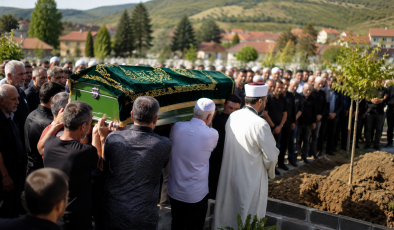 Sılayolunda Vefat Eden Gurbetçi Vatandaşın Naaşı Memleketinde Toprağa Verildi.