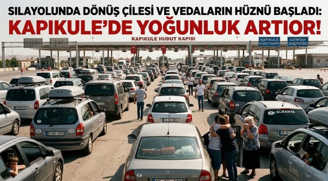 Sılayolunda Dönüş Çilesi ve Hüzünlü Vedalar Başladı: Kapıkule’de Yoğunluk Artıyor!