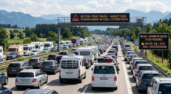 Avrupa Otoyollarında “Kırmızı Alarm”: 2 – 31 Ağustos Trafik Yoğunluk Haritası