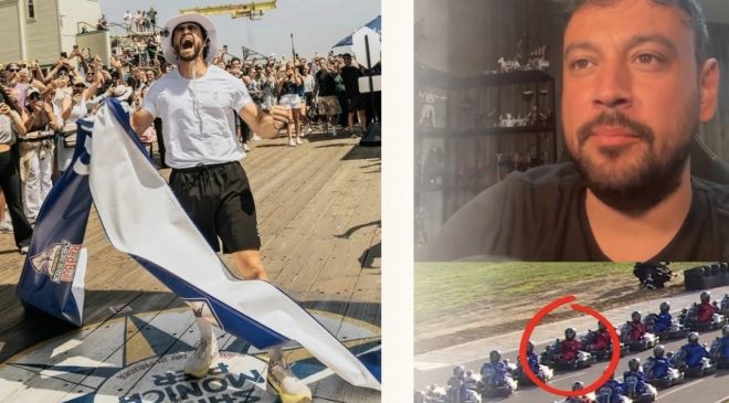 Formula 1 şampiyonu ile yarışan Türk sürücü başlangıç öncesi uyuya kaldı.