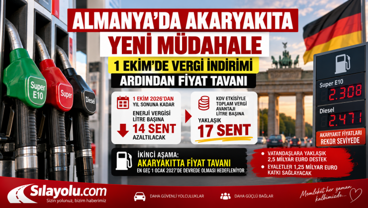 Almanya’da Akaryakıta 1 Ekim’de Vergi İndirimi, Ardından Fiyat Tavanı Planlanıyor