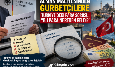 ALMAN MALİYESİNDEN GURBETÇİLERE’ TÜRKİYE’DE PARASI OLANA SORUYOR: “BU PARA NEREDEN GELDİ?”