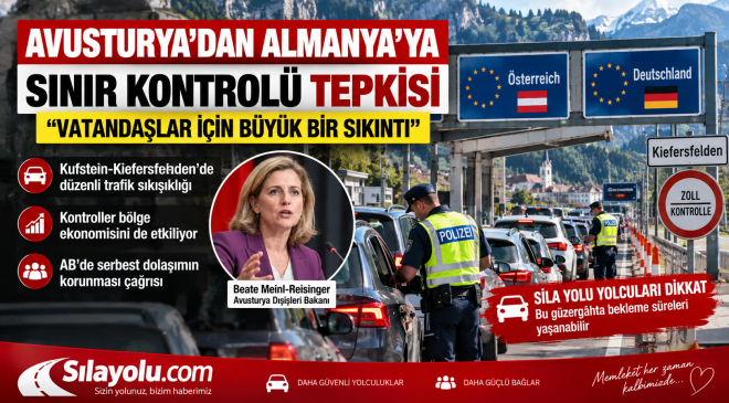 Avusturya’dan Almanya’ya Sert Sınır Tepkisi: Kontroller Sürücüleri ve Ekonomiyi Zorluyor”