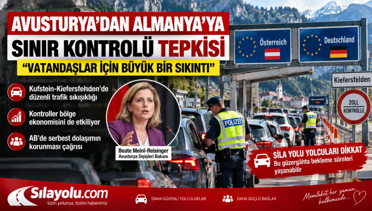 Avusturya’dan Almanya’ya Sert Sınır Tepkisi: Kontroller Sürücüleri ve Ekonomiyi Zorluyor”
