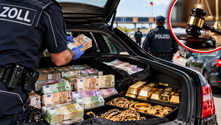 Aracında 1 milyon Euro ve 2,5 kilo altın bulunan sürücü beraat etti