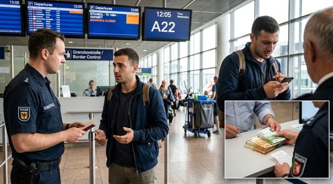 Cesasını ödemeyince, Havaalanında arandığı ortaya çıktı, cezayı patronu ödedi ama uçağı kaçırdı