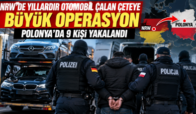 NRW’de yıllardır araba çalan bir çeteye karşı büyük operasyon: Polonya’da 9 kişi tutuklandı