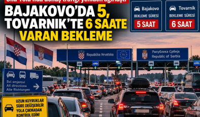 Sıla Yolu’nda dönüş trafiği dün akşamdan itibaren yeniden ağırlaştı: Bajakovo’da 5, Tovarnik’te 6 saate varan bekleme