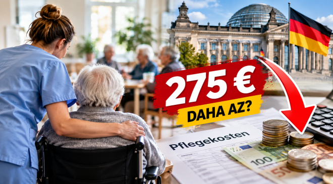 Almanya’da bakım maliyetleri konusu tartışılıyor: Aylık 275 euro indirim masada.
