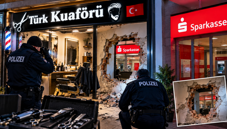 Almanya’da hırsızlar Sparkasse’ye ulaşamayınca Türk kuaför salonunu soydu.