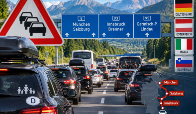 Almanya’nın güneyinde yollar yoğunlaşacak