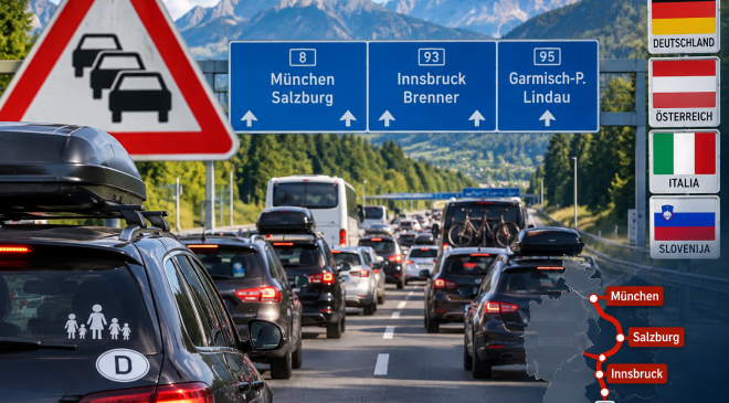 Almanya’nın güneyinde yollar yoğunlaşacak