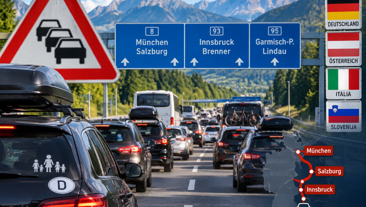 Almanya’nın güneyinde yollar yoğunlaşacak