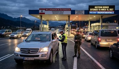 AVUSTURYA’: SINIR KONTROLLERİ 2027’YE KADAR UZATILDI!