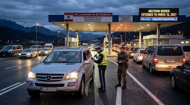 AVUSTURYA’: SINIR KONTROLLERİ 2027’YE KADAR UZATILDI!