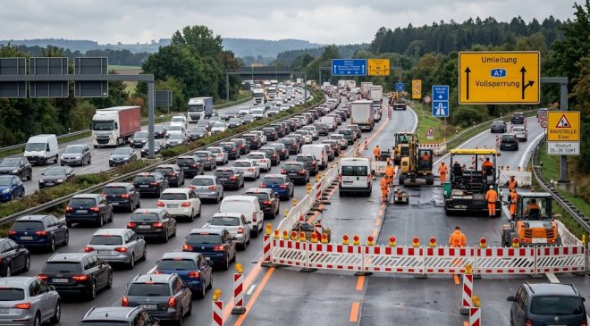 Bu hafta sonu Almanya’da kritik otoyollar tamamen kapatılıyor!