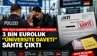 Türk yolcu Almanya sınırından geri çevrildi: 3 bin euroluk “üniversite daveti” sahte çıktı