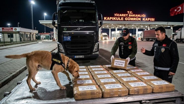 Kapıkule’de Büyük Uyuşturucu Operasyonu: Dedektör Köpek 50 Kilo Maddeyi Affetmedi!