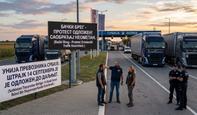 Sırbistan Sınır Kapılarındaki Büyük Eylem Ertelendi! Taşımacılar 14 Eylül Protestosunu Askıya Aldı