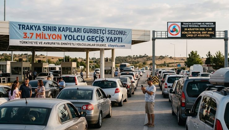 Trakya Sınır Kapılarında Gurbetçi Yoğunluğu: Yolcu Sayısında Dikkat Çeken Düşüş