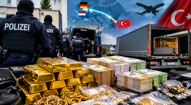 Almanya’dan Türkiye’ye 210 milyon avroluk altın trafiği şüphesi üç gurbetçi gözaltına alındı