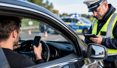 ALMANYA’DA SÜRÜCÜLERE TELEFON DENETİMİ: POLİS 1 HAFTA BOYUNCA YOLLARDA OLACAK