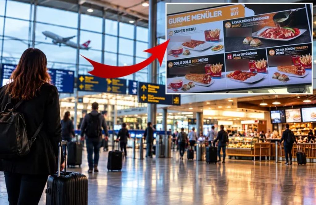 Dönerin Fiyatı Uçak Biletini Geçti: İstanbul Havalimanı’nda Tavuk Döner Menü 54 Euro